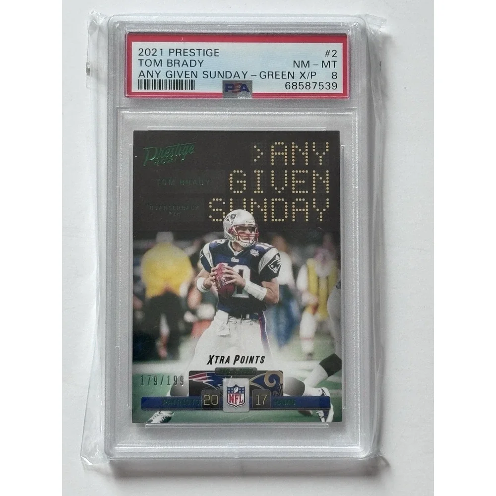2021 Panini Prestige Any Given Sunday Xtra Points Green /199 Tom Brady